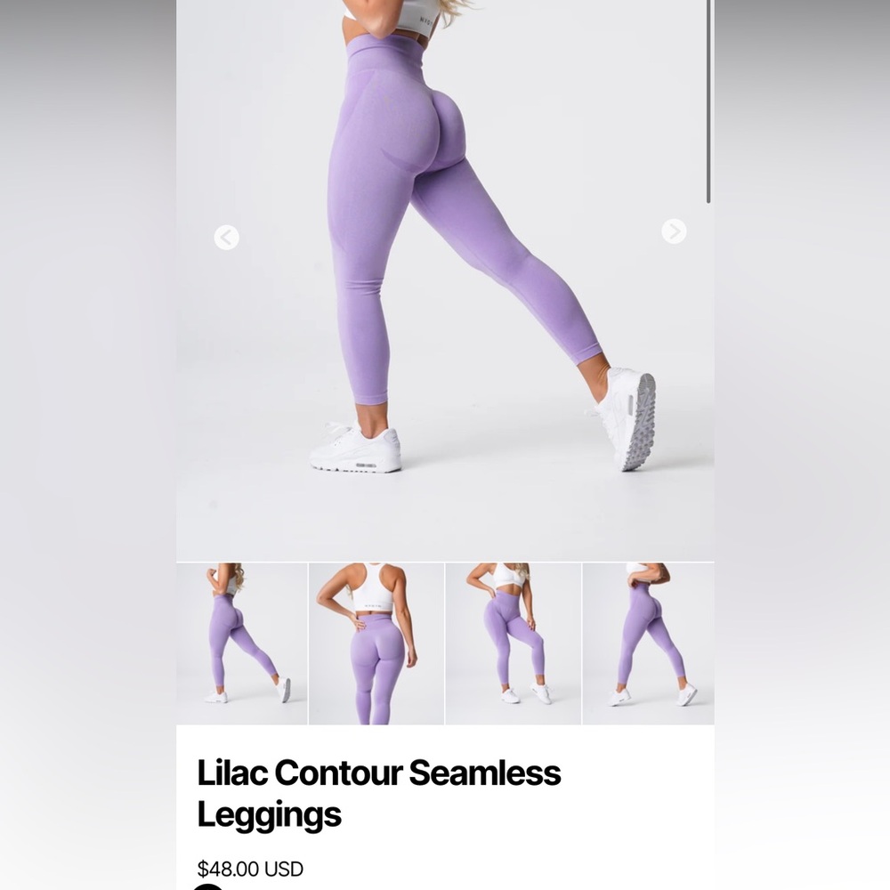 Nvgtn contour leggings lilac